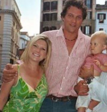 Helen Redwine with her ex-husband Quin Snyder and their son Owen in 2003.